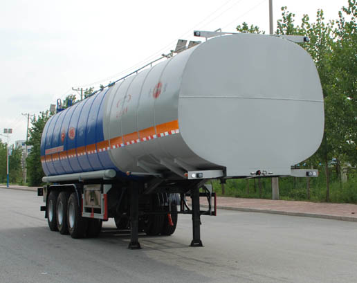 金碧12.1米30吨易燃液体罐式运输半挂车(PJQ9402GRYH)