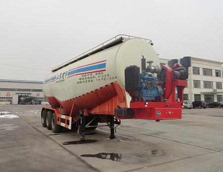 中运10.7米32.2吨中密度粉粒物料运输半挂车(YFZ9400GFLZY)