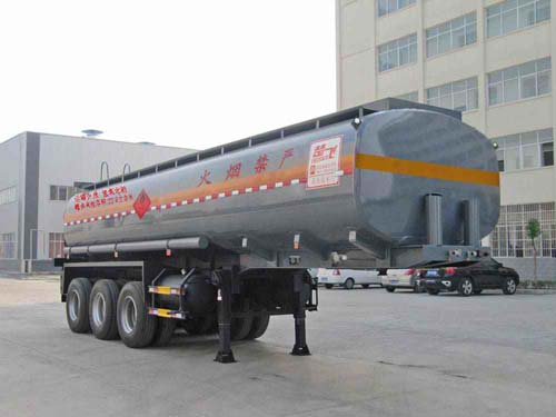 楚飞9.8米30.5吨易燃液体罐式运输半挂车(CLQ9401GRYC)