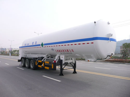 五峰11.9米25.3吨低温液体运输半挂车(JXY9401GDY4)