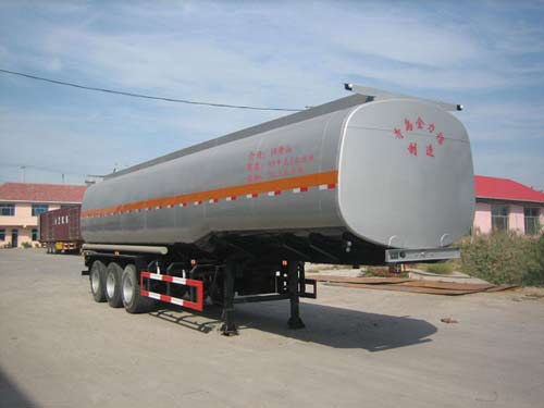 华昌10.9米31吨润滑油罐式运输半挂车(QDJ9400GRH)