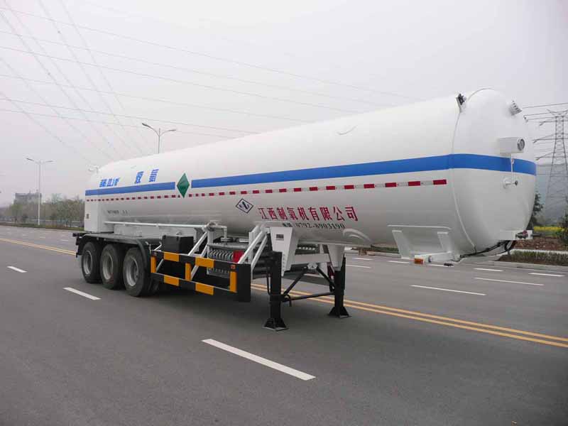 五峰11.3米28.3吨低温液体运输半挂车(JXY9406GDY3)