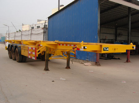 通亚达12.5米30.5吨框架式集装箱运输半挂车(CTY9372TJZG)