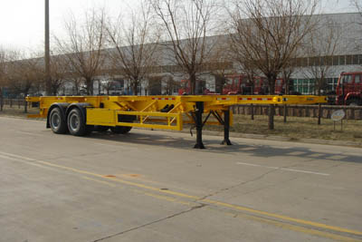 青特12.3米30.5吨集装箱运输半挂车(QDT9352TJZG)
