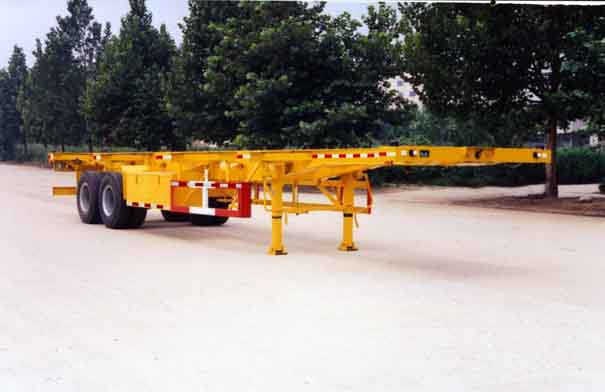 鲁峰12.5米30.5吨集装箱运输半挂车(ST9350TJZ)