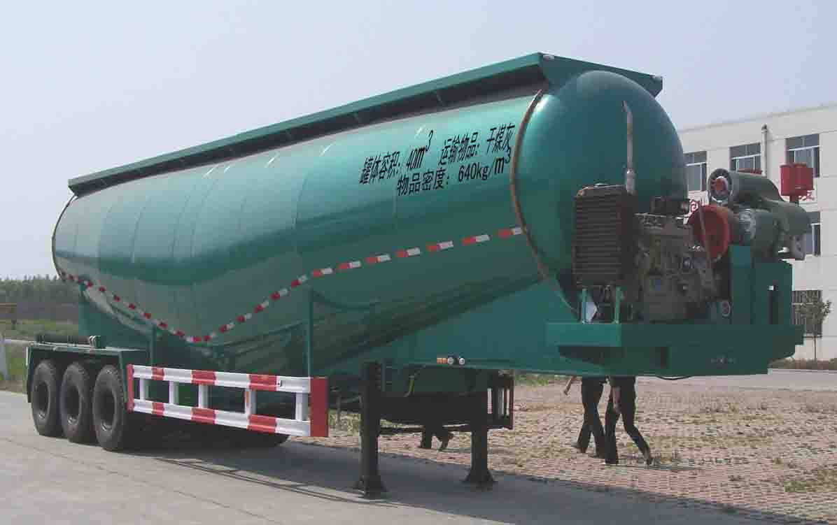 鲁峰12.9米26吨粉粒物料运输半挂车(ST9390GFL)