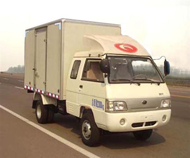 福田牌BJ5022V3CA4-S厢式运输车公告图片