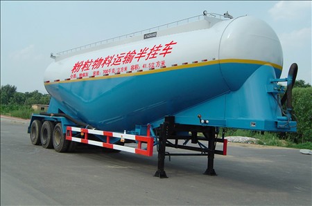 岱阳12.1米28吨粉粒物料运输半挂车(TAG9400GFL)