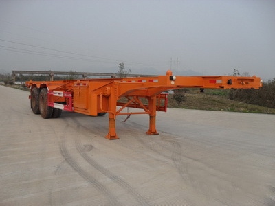 南明7.2米31.5吨集装箱运输半挂车(LSY9354TJZ)