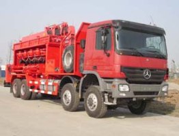 四机牌SJX5290TYG压裂管汇车