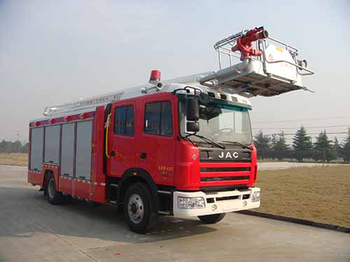 SJD5160JXFDG16 捷达消防牌登高平台消防车图片