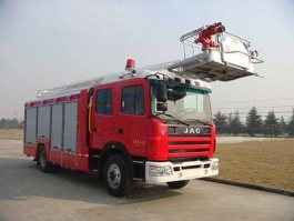 捷达消防牌SJD5160JXFDG16登高平台消防车
