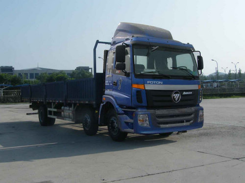 BJ1252VMPHH-2 欧曼231马力前四后四(小三轴)柴油8.6米国三载货汽车图片