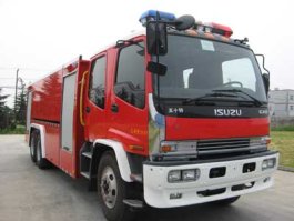 捷达消防牌SJD5250GXFPM120W泡沫消防车