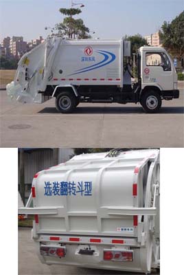 东风牌EQ5070ZYSS3压缩式垃圾车公告图片