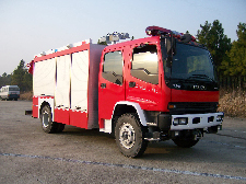 海盾牌JDX5130TXFJY98W抢险救援消防车图片