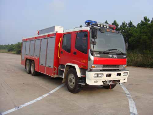 捷达消防牌SJD5220TXFHX60W化学洗消消防车