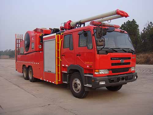 捷达消防牌SJD5260TXFBP400/U泵浦消防车