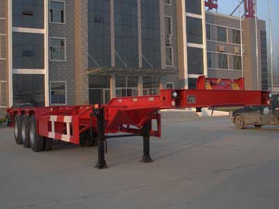 斯派菲勒12.5米34.3吨3轴集装箱运输半挂车(GJC9400TJZ)