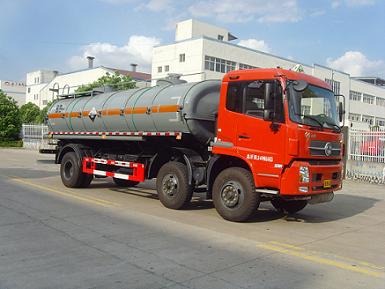 培新牌XH5257GFW腐蚀性物品罐式运输车公告图片