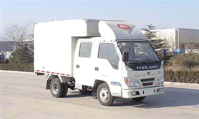 福田牌BJ5032V3DA3-S1厢式运输车公告图片