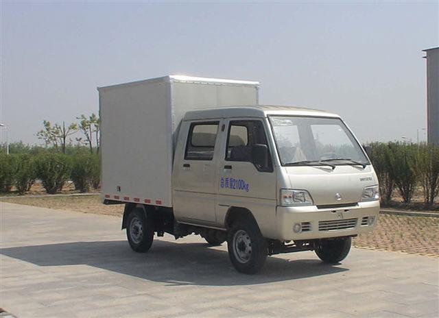 福田牌BJ5020V2D33-A厢式运输车