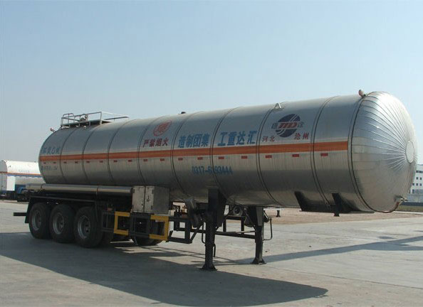 汇达12.3米27.7吨3轴液化气体运输半挂车(YHD9405GYQ)