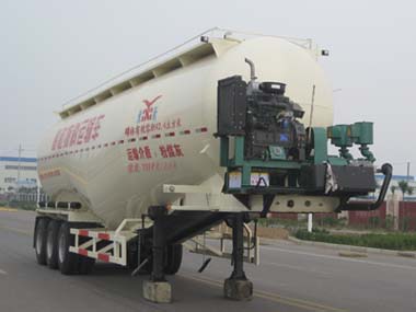 豫新12.5米29.2吨3轴粉粒物料运输半挂车(XX9402GFL)