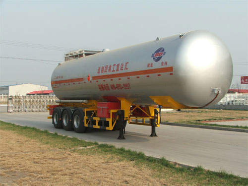 汇达11米28.6吨3轴液化气体运输半挂车(YHD940AGYQ)