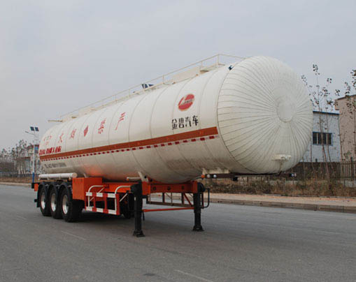 金碧11.5米31.5吨3轴易燃液体罐式运输半挂车(PJQ9404GRYB)