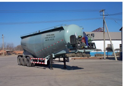 万通11米30.3吨3轴中密度粉粒物料运输半挂车(YCZ9391GFL)