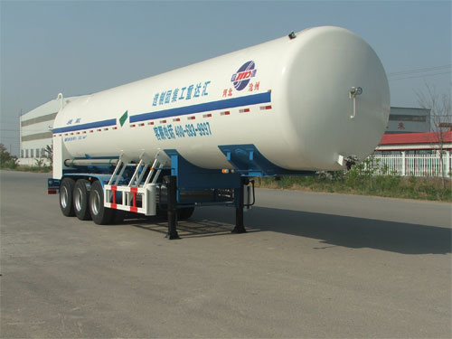 汇达12.4米24.9吨3轴低温液体运输半挂车(YHD9400GDY07)
