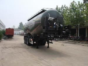 金华飞顺10.5米31吨3轴中密度粉粒物料运输半挂车(JFS9400GFL)