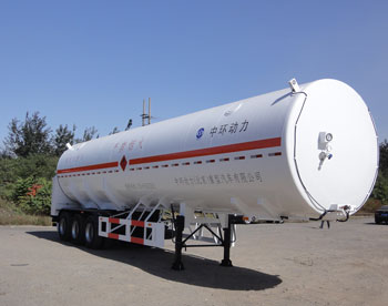 中环13米20.2吨3轴低温液体运输半挂车(BJZ9390GDY)