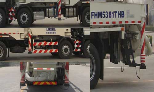 福田牌FHM5381THB混凝土泵车公告图片