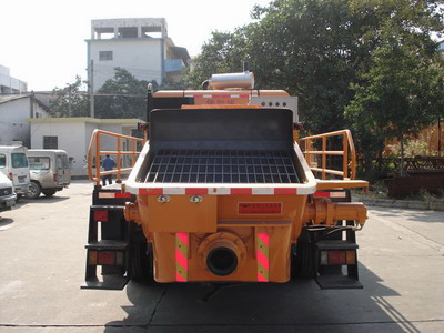 粤工牌SGG5131HBC混凝土车载泵车公告图片