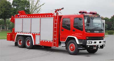上格牌SGX5200TXFHJ40化学事故抢险救援消防车公告图片