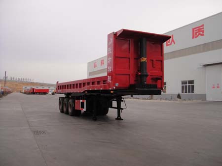 陕汽10.9米31.7吨3轴自卸半挂车(YLD9405QZX)