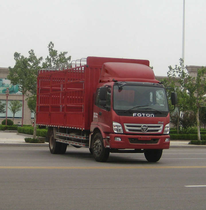 福田牌BJ5149CCY-DA仓栅式运输车公告图片