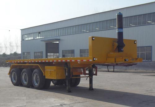 三威9.2米34吨3轴平板自卸半挂车(WQY9401ZZXP)