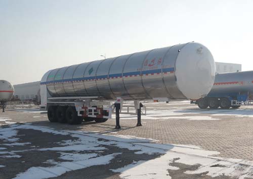 昌骅13米26.6吨3轴低温液体运输半挂车(HCH9400GDYA)