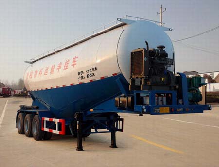 恩信事业10.9米32.3吨3轴中密度粉粒物料运输半挂车(HEX9402GFLB)