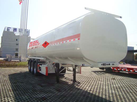 安通12.2米32吨3轴易燃液体罐式运输半挂车(CHG9408GRY)