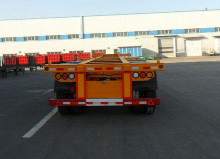 黄海DD9400TJZA集装箱运输半挂车公告图片