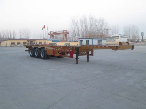 匡山12.5米35吨3轴集装箱运输半挂车(JKQ9401TJZ)