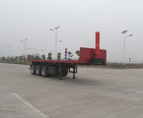 江淮扬天9.9米31.5吨3轴平板自卸半挂车(CXQ9400ZZXP)