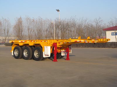 华骏9.7米33吨3轴集装箱运输半挂车(ZCZ9380TJZHJE)