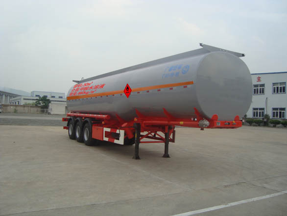 安通11.8米33吨3轴易燃液体罐式运输半挂车(CHG9406GRY)