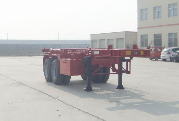 麟州7.2米31.1吨2轴集装箱运输半挂车(YDZ9351TJZ)