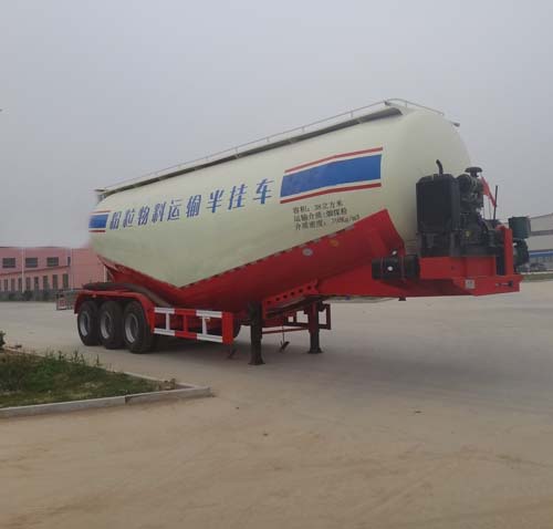 泰骋11.2米30吨3轴中密度粉粒物料运输半挂车(LHT9402GFL)
